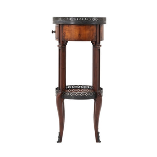 Delicate and Pierced Accent Table
