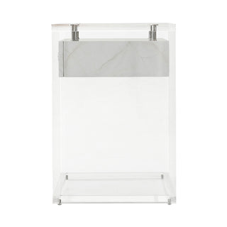 GENERATION (FAUX CARRARA) SIDE TABLE