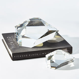 CRYSTAL PAPER WEIGHT-CLEAR