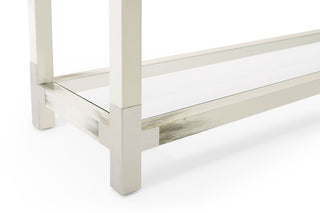 CUTTING EDGE CONSOLE TABLE (LONGHORN WHITE) 5302-117