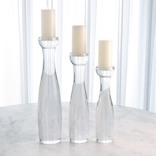 MODERN CRYSTAL CANDLEHOLDER