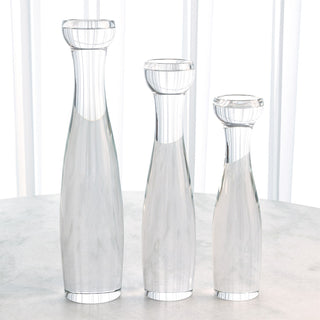 MODERN CRYSTAL CANDLEHOLDER