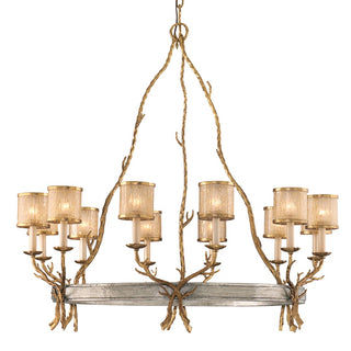 Parc Royale 41 Inch 12 Light Chandelier by Corbett Lighting-66-012