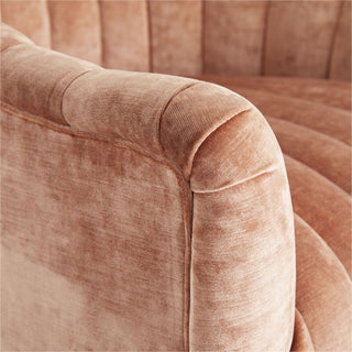 Springsteen Chair in Dusty Rose Velvet