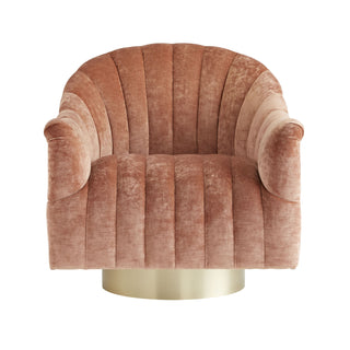 Springsteen Chair in Dusty Rose Velvet