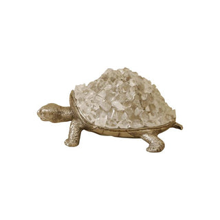 Maitland Smith TURTLE WITH ROCK CRYSTAL-8139-10