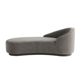 Turner Chaise Lounge in Sharkskin Velvet | LEFT ARM