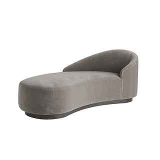 Turner Chaise Lounge in Sharkskin Velvet | LEFT ARM