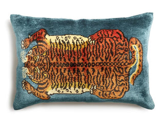 Maitland Smith 8393-15 - Cali's Cat Teal Pillow