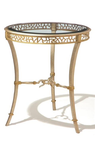 Maitland Smith 88-0530 BOLERO CHAIRSIDE TABLE