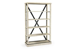 Whitewash Driftwood Étagère or Bookcase 491055-DTW