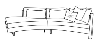 Notting Hill Chaise Sectional Right Facing Chaise