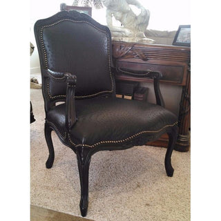 Carved Victorian Ostrich Chair-V-OC