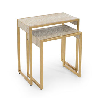 Kano Gilt Nesting End Tables