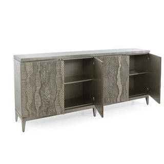 River's Edge Silver Credenza