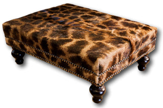 OTTOMAN - Genuine Giraffe (XL)