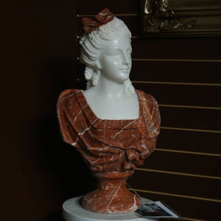 MARBLE LADY BUST RED