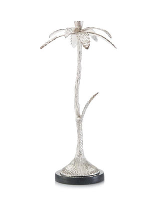 Palm Candlestand in Silver