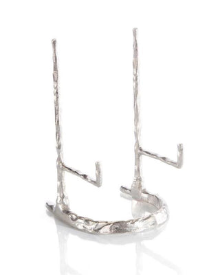 Giacometti Plate Stand in Nickel JRA-9816