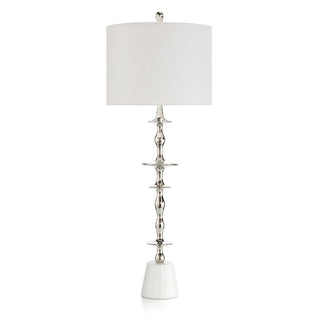 Polished Nickel Buffet Lamp