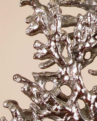 Silver-Plated Coral Lamp