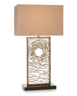 Gold Vortex Table Lamp