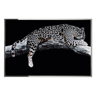 LEOPARDO  MIXED MEDIA ARTWORK