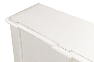 *Crested Wall Cabinet, White/White Finish R110-37