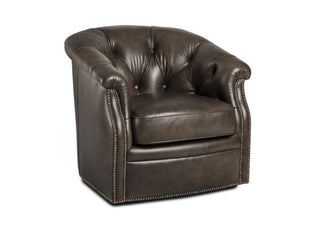 Maitland Smith Largo Swivel Chair - Elegant Swivel Accent Chair