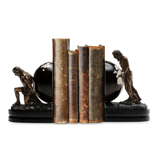 Maitland Smith 89-1805 - Atlas Globe Bookends (SH41-080916)