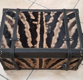 Serengeti Luggage Trunk - ZEBRA