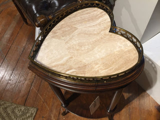 Maitland Smith- HEART ACCENT TABLE