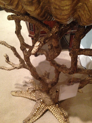 Gilt Grotto Accent Table