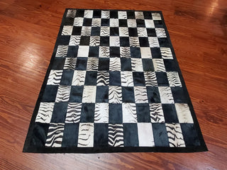 Zebra & Springbok Patchwork Rug