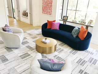 Turner Sofa Indigo Velvet Dark- Contract Suitable Plush Design