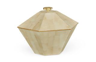 Dutch White Eggshell hexagonal box