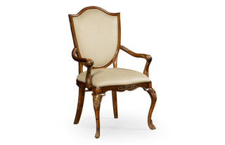 Shield Back Mahogany Arm Chair 492646-AC-MAH-F001