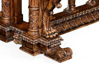 French Renaissance Style Library Table